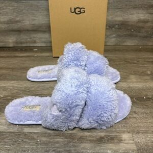 UGG | Maxi Curly Scuffetta Slippers In Save Blossom Purple NEW